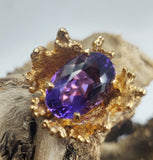 14K Amethyst ring.