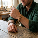 Handmade solid Bronze Bracelet