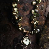 Petal Pearl and Bronze Necklace.