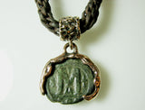 Ancient Byzantine Coin in Bronze setting by Michael Andrew.