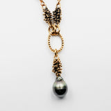 Old World Bronze & Tahitian Pearl Necklace
